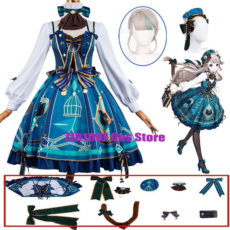 Women Accessories Set - Genshin Impact Lynette 코스프레 의상 새로운