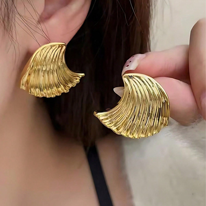 Women'S Accessories Zara - Pendientes 2024 tendencia zara 레트로 스트라이프