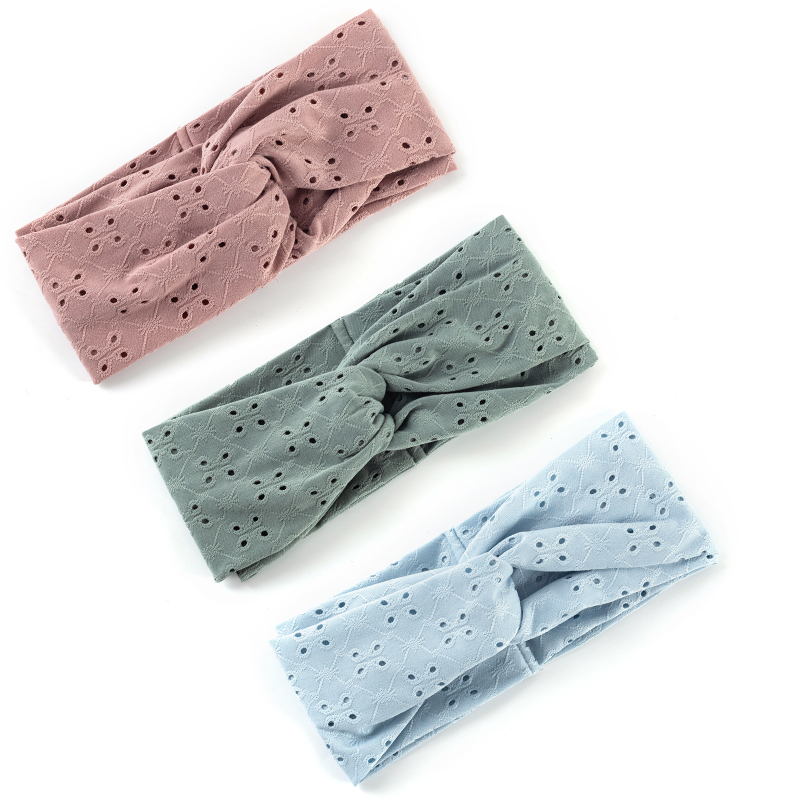 Women'S Yoga Accessories - Geebro-솔리드 컬러 할로우 디자인 머리띠 여성용,