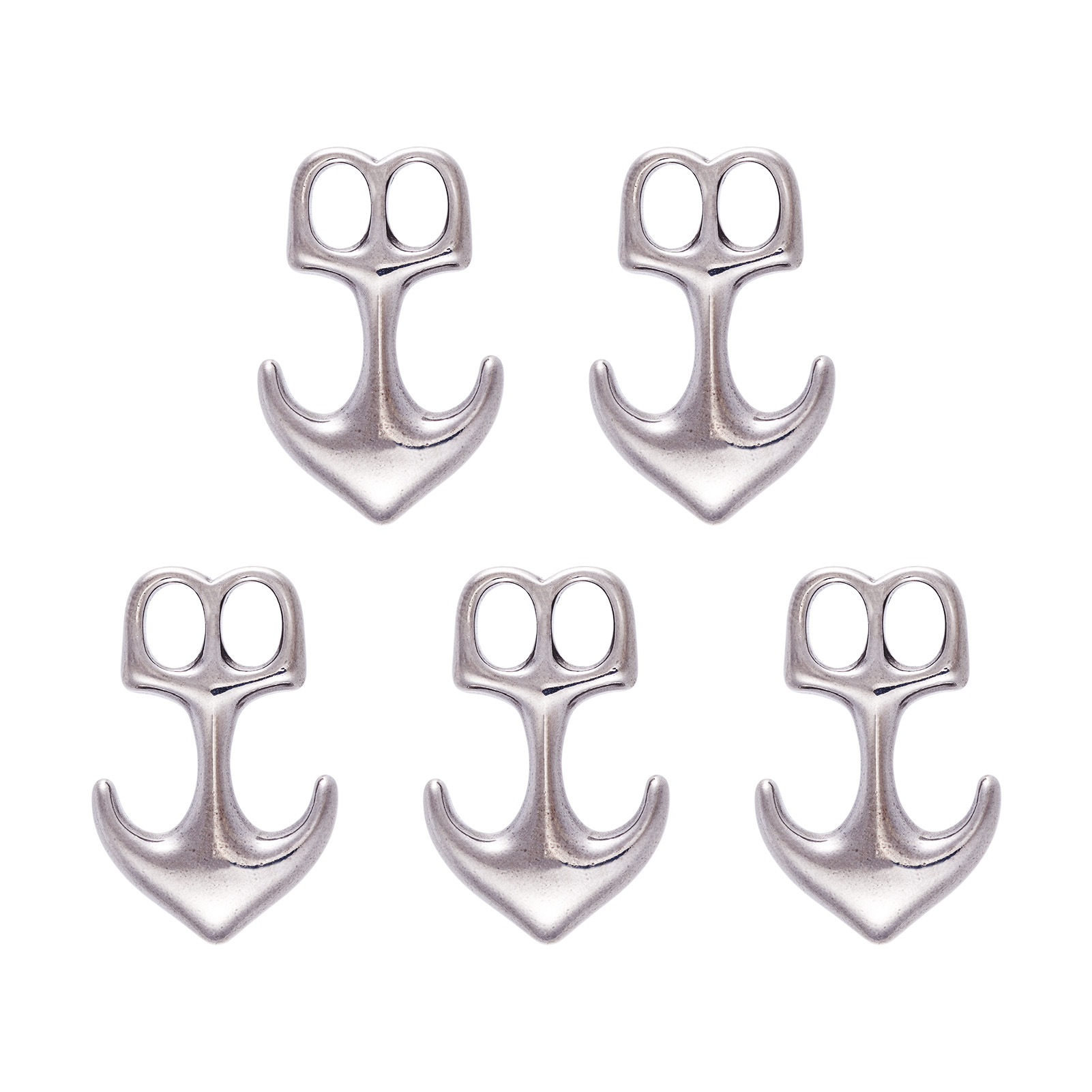 Women Accessories Bracelet - 5pcs 앵커 후크 걸쇠 여성용 304