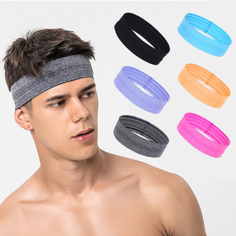 Women'S Yoga Accessories - 남자를위한 패션 여름 스포츠 머리띠 미끄럼