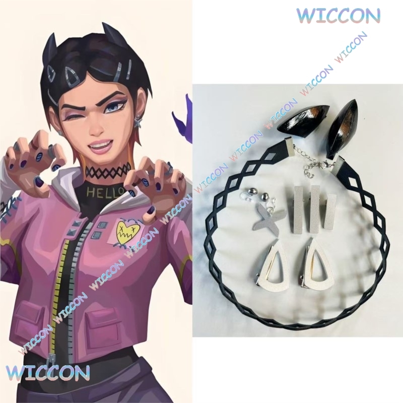 Women Accessories Earrings - Valorant 클로브 클립 칼라 나비 귀걸이