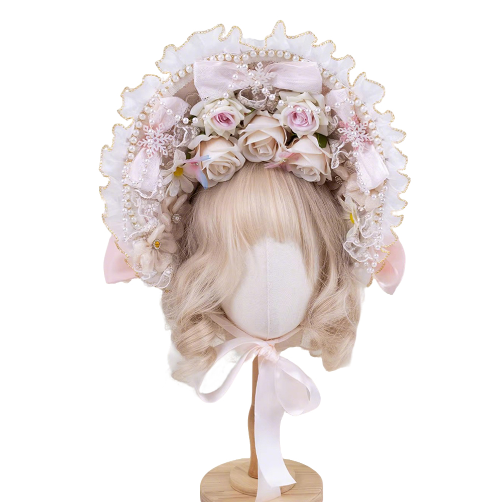 Women'S Victorian Era Accessories - 여성 소녀 핑크 빈티지 빅토리아풍 티파티