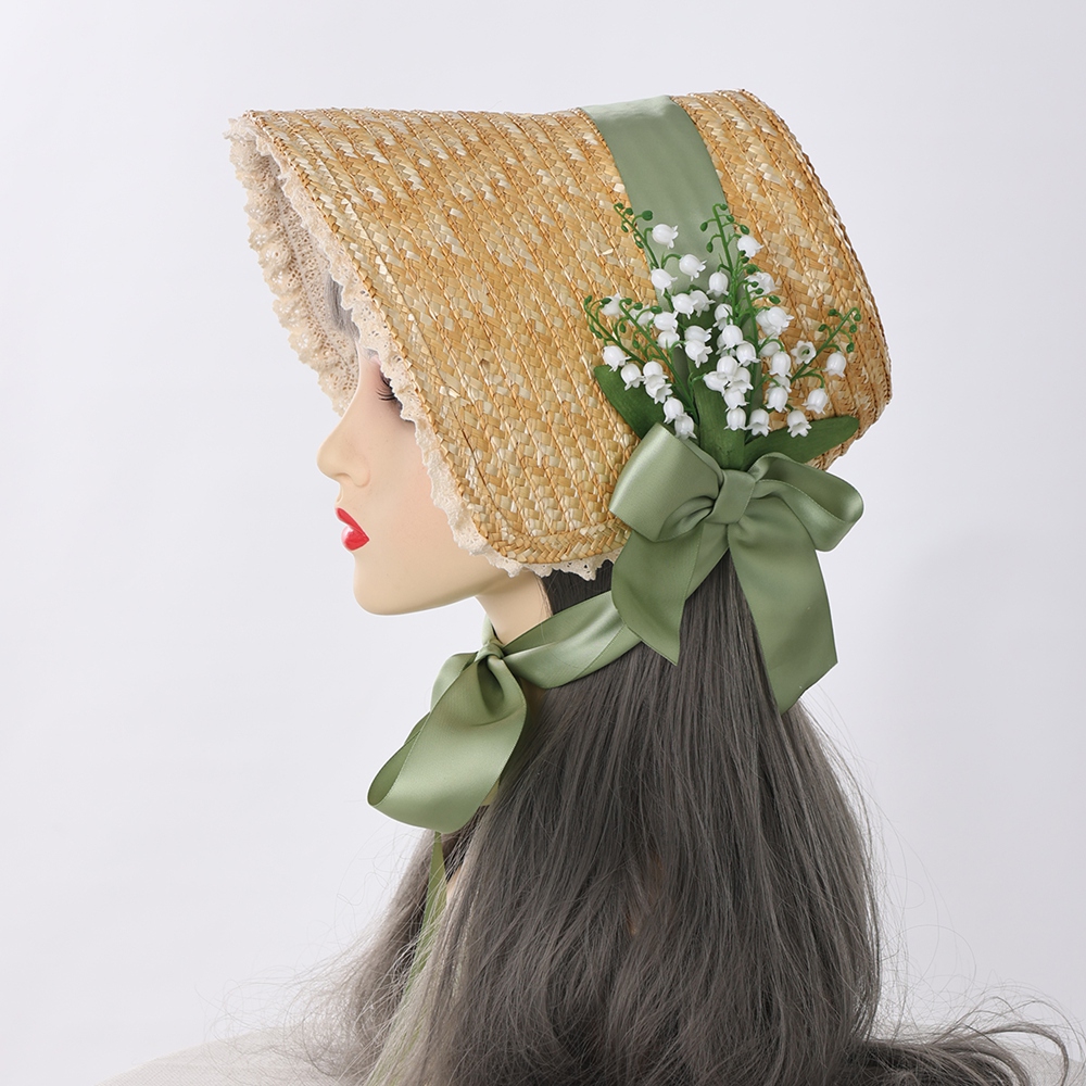 여성 빅토리아 스타일 모자 빈티지 로얄 밀짚 보닛 태양 - Women'S Victorian Era Accessories 리뷰 및 가격