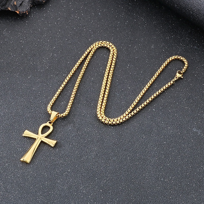 칼렌 크리에이티브 광택 크로스 펜던트 목걸이 남녀공용  - Women Accessories Bd 리뷰 및 가격