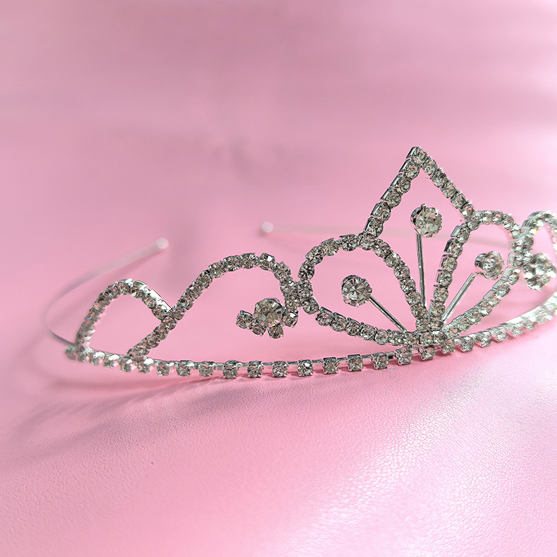 실버 컬러 라인스톤 신부 왕관 럭셔리 크리스탈 티아라  - Women'S Accessories List 리뷰 및 가격