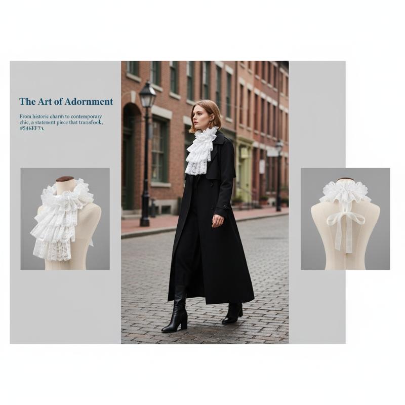 우아한 분리형 레이스 자보 칼라 의상 세트 속이 빈 손 - Women'S Victorian Era Accessories 리뷰 및 가격