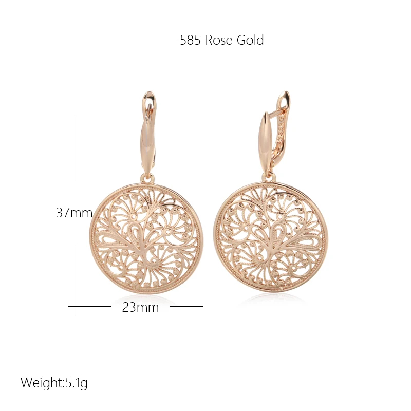 여성을위한 Wbmqda 중공 금속 꽃 롱 드롭 귀걸이  - Women Accessories Dubai 리뷰 및 가격