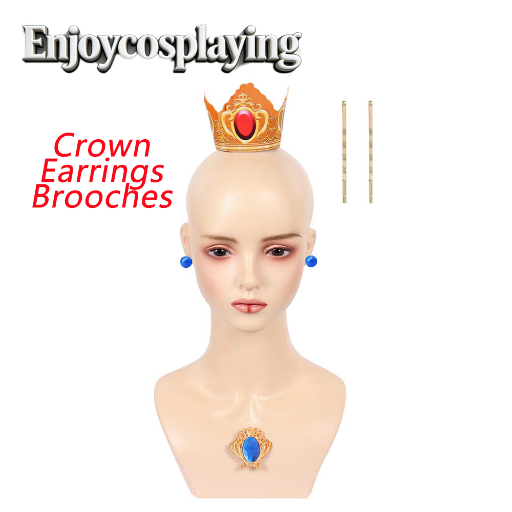 애니메이션 게임 2026 영화 프린세스 피치 크라운 귀 - Women Accessories Earrings 리뷰 및 가격