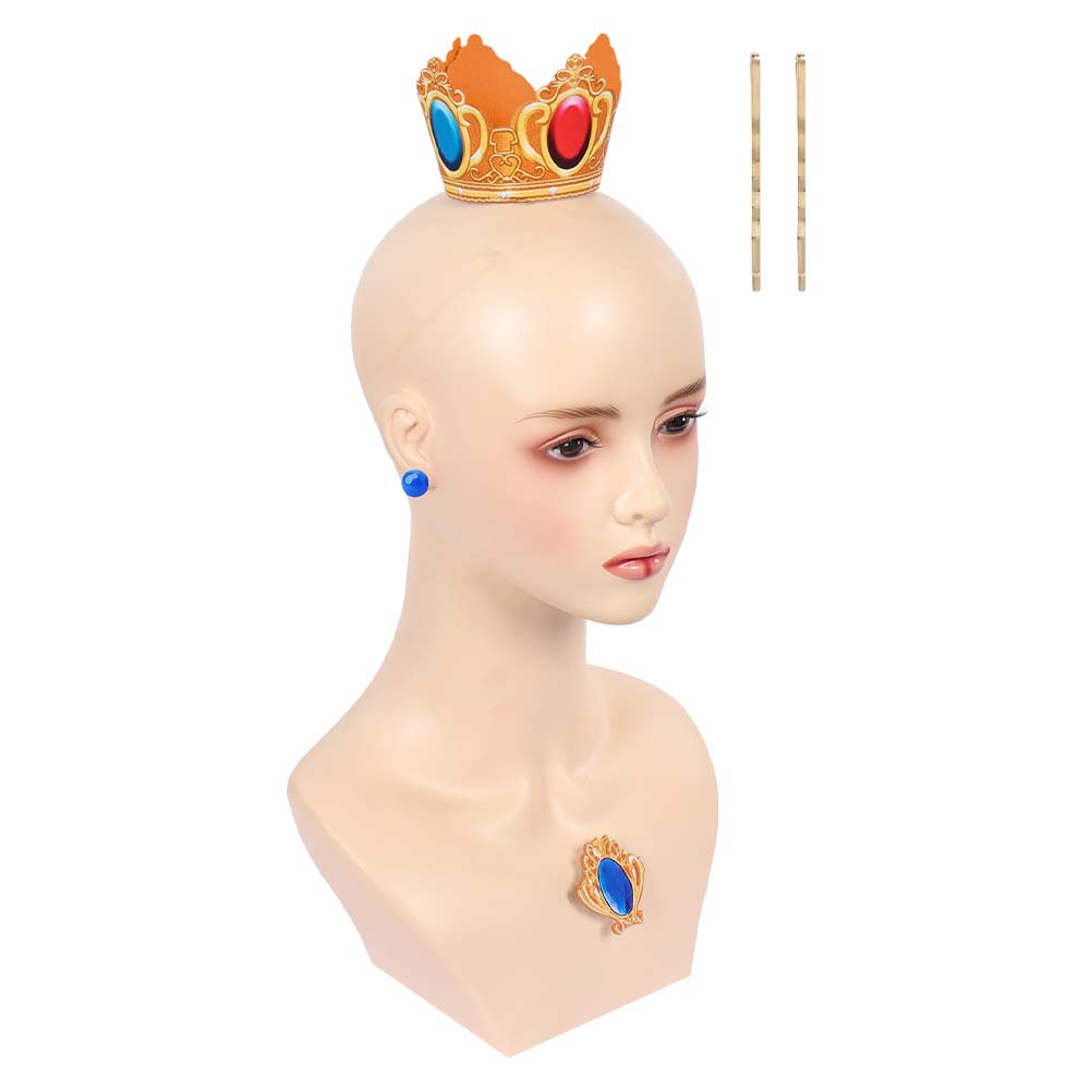 애니메이션 게임 2026 영화 프린세스 피치 크라운 귀 - Women Accessories Earrings 리뷰 및 가격