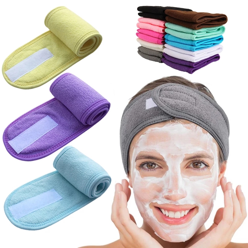 여성용 조정 가능한 넓은 머리띠, 요가 스파 목욕 샤워 - Women'S Yoga Accessories 리뷰 및 가격