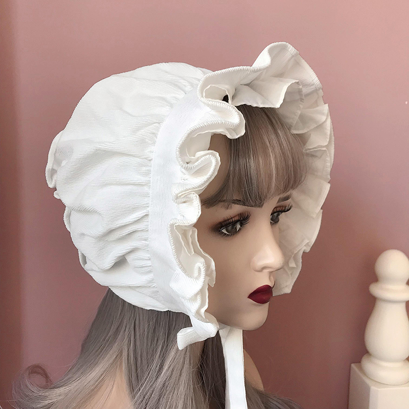 메이드 보닛 모자, 로리타 소녀 코스프레 의상 액세서리 - Women'S Victorian Era Accessories 리뷰 및 가격