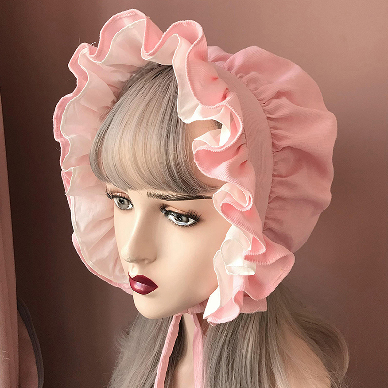 메이드 보닛 모자, 로리타 소녀 코스프레 의상 액세서리 - Women'S Victorian Era Accessories 리뷰 및 가격