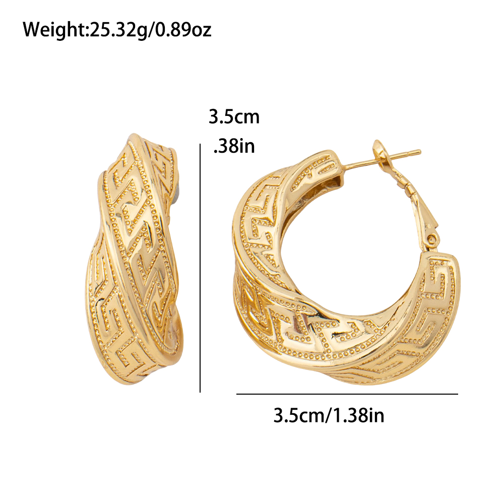 두바이 18k 금도금 불규칙 왜곡 드롭 귀걸이 패셔너블 - Women Accessories Dubai 리뷰 및 가격
