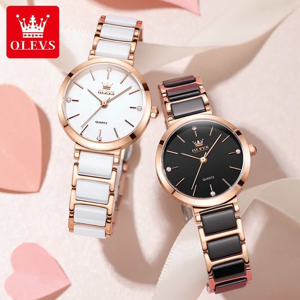 OLEVS 여성 시계 5877 고급스러운 우아한 쿼츠  - Women Accessories Bracelet 리뷰 및 가격