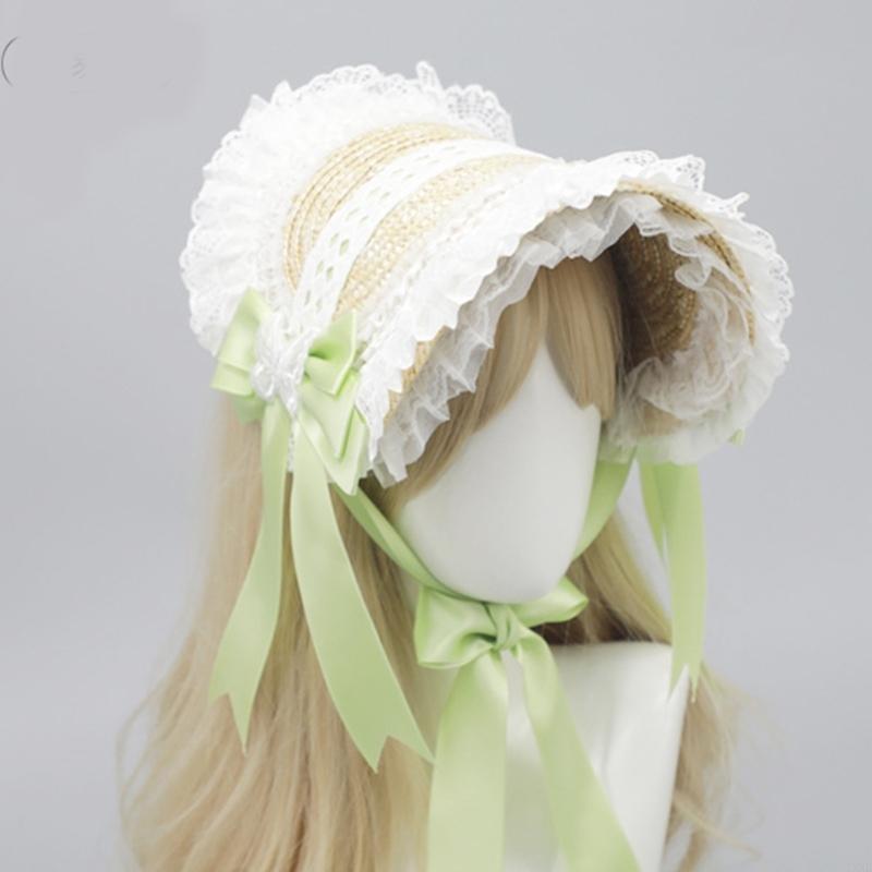 y3ne 빅토리아 레이스 보닛 모자 여성과 소녀 주부  - Women'S Victorian Era Accessories 리뷰 및 가격