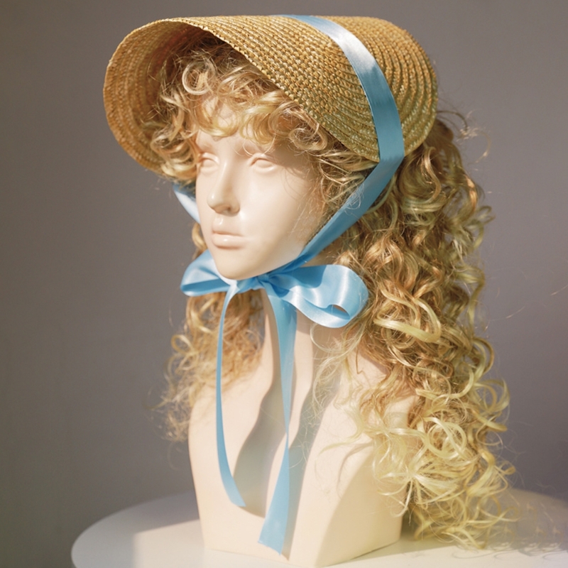 프렌치 스타일 빅토리아 보닛 밀짚 모자, 로리타 걸스  - Women'S Victorian Era Accessories 리뷰 및 가격