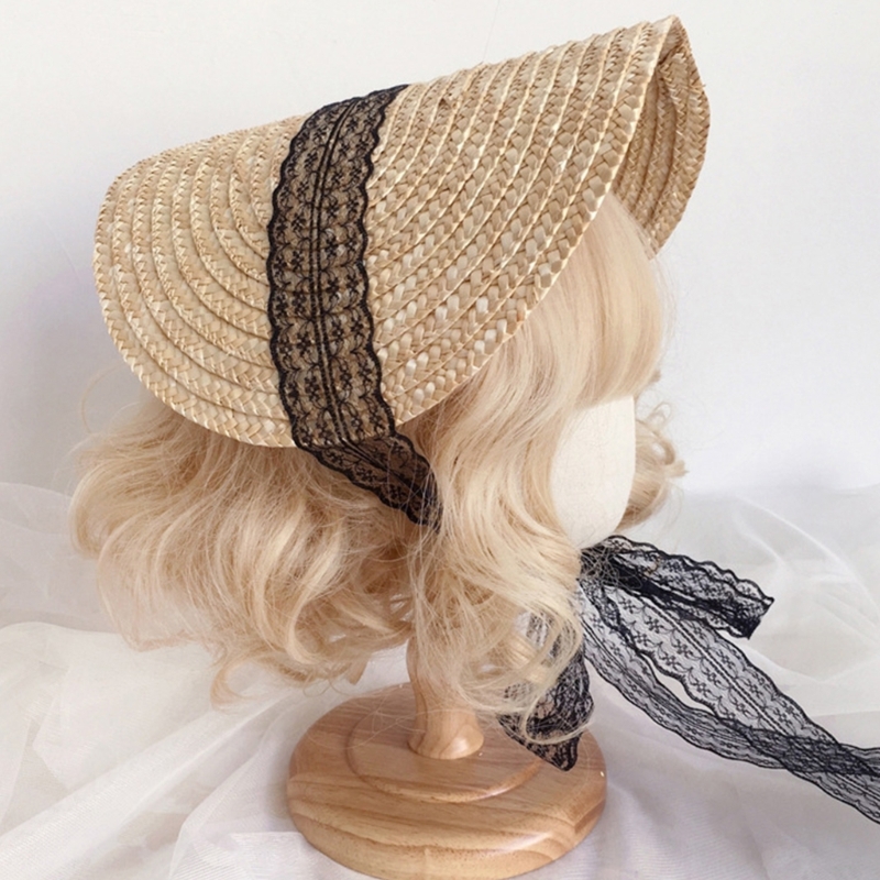 프렌치 스타일 빅토리아 보닛 밀짚 모자, 로리타 걸스  - Women'S Victorian Era Accessories 리뷰 및 가격