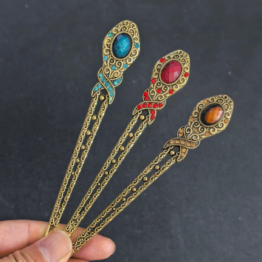 여성용 빈티지 메탈 헤어 스틱, 레트로 헤어핀, 번 업 - Women'S Accessories List 리뷰 및 가격