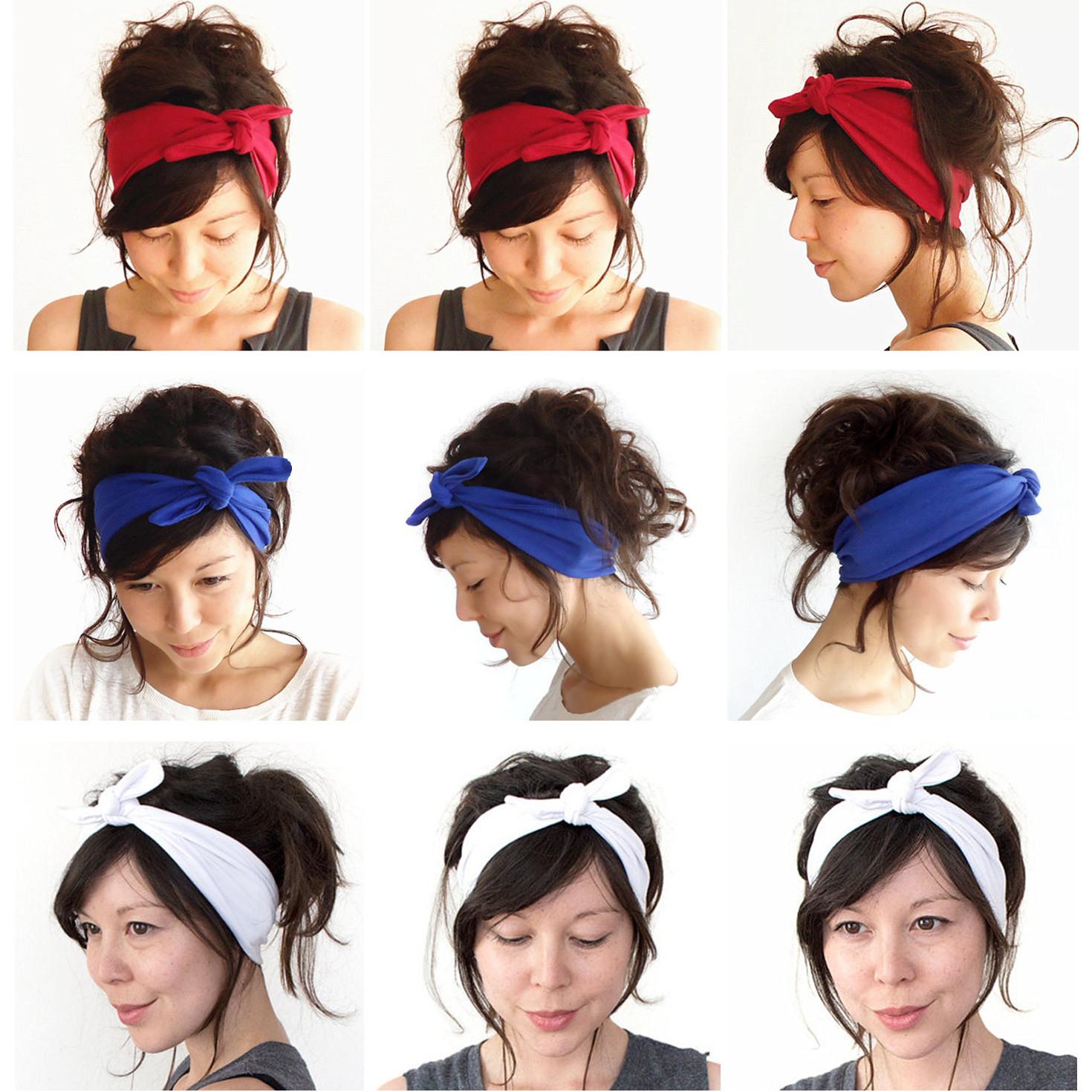 여자를위한 귀여운 토끼 귀 머리띠 여자 매듭 Hairb - Women'S Yoga Accessories 리뷰 및 가격