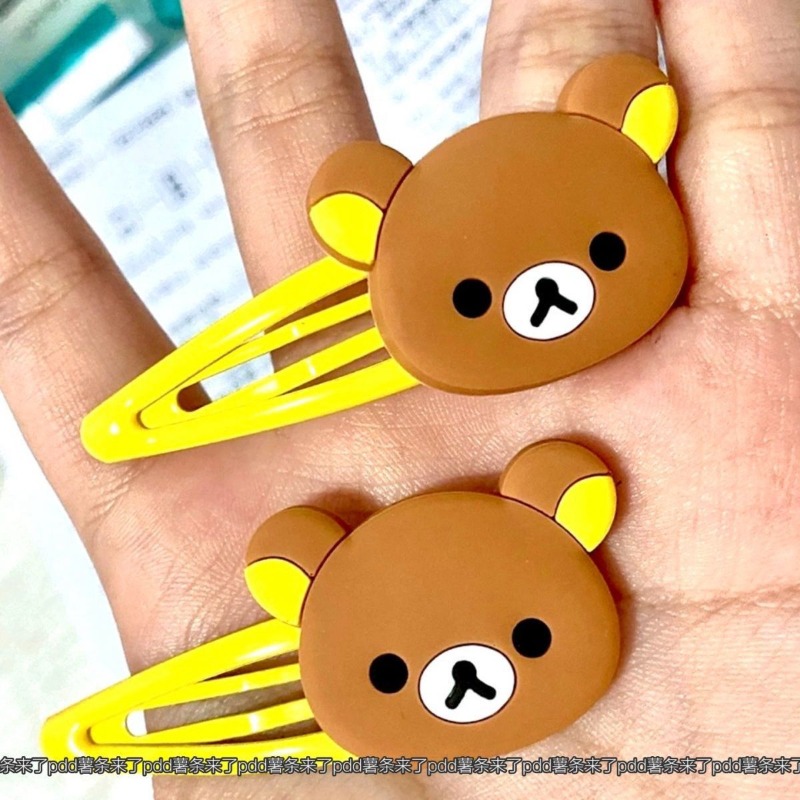 귀여운 리락쿠마 만화 헤어 클립 일본식 한국 스타일 인 - Women'S Accessories List 리뷰 및 가격