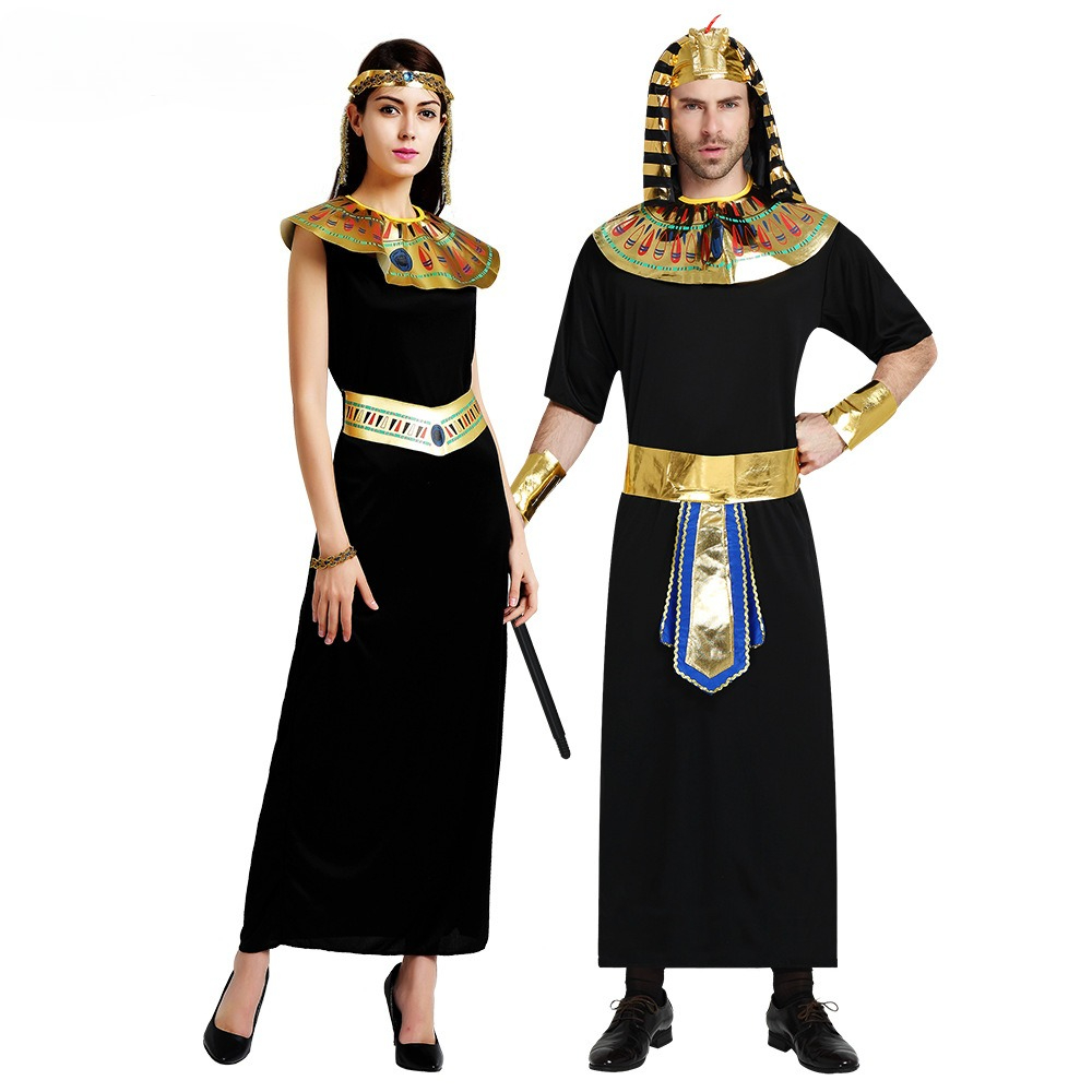 남성 여성을위한 할로윈 이집트 의상 세트 파라오 파티  - Women'S Egyptian Accessories 리뷰 및 가격