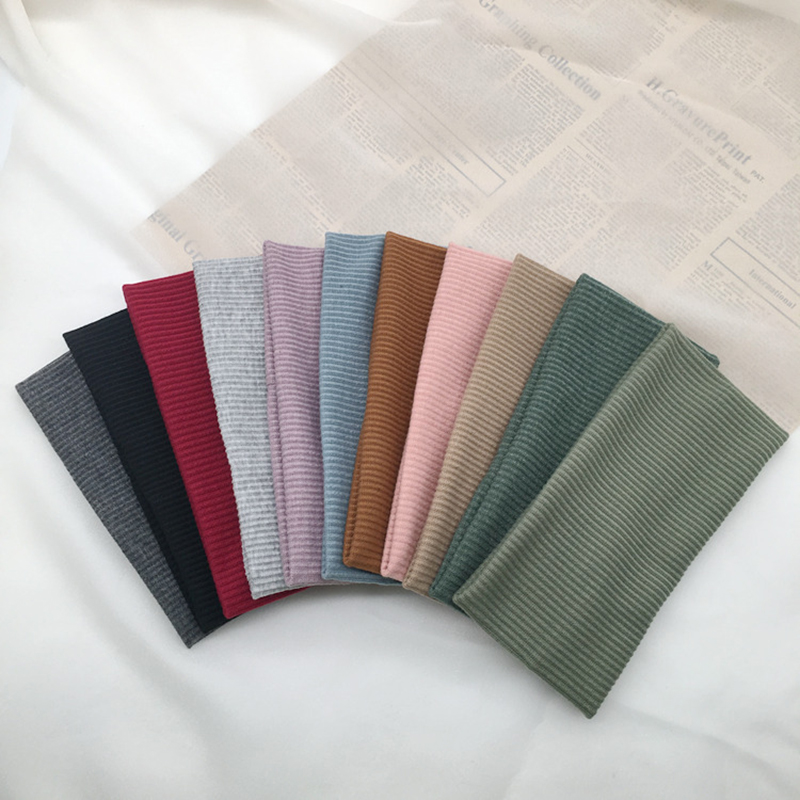 여자를위한 솔리드 컬러 머리띠 새로운 헤어 밴드 니트  - Women'S Yoga Accessories 리뷰 및 가격