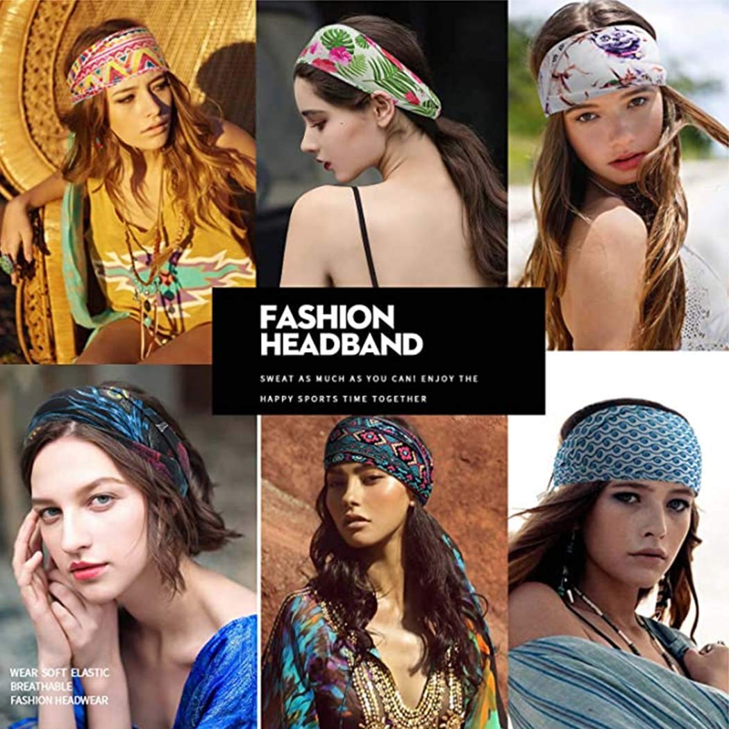 여성용 넓은 보호 헤드밴드, 탄성 터번 헤드랩, 매듭  - Women'S Yoga Accessories 리뷰 및 가격
