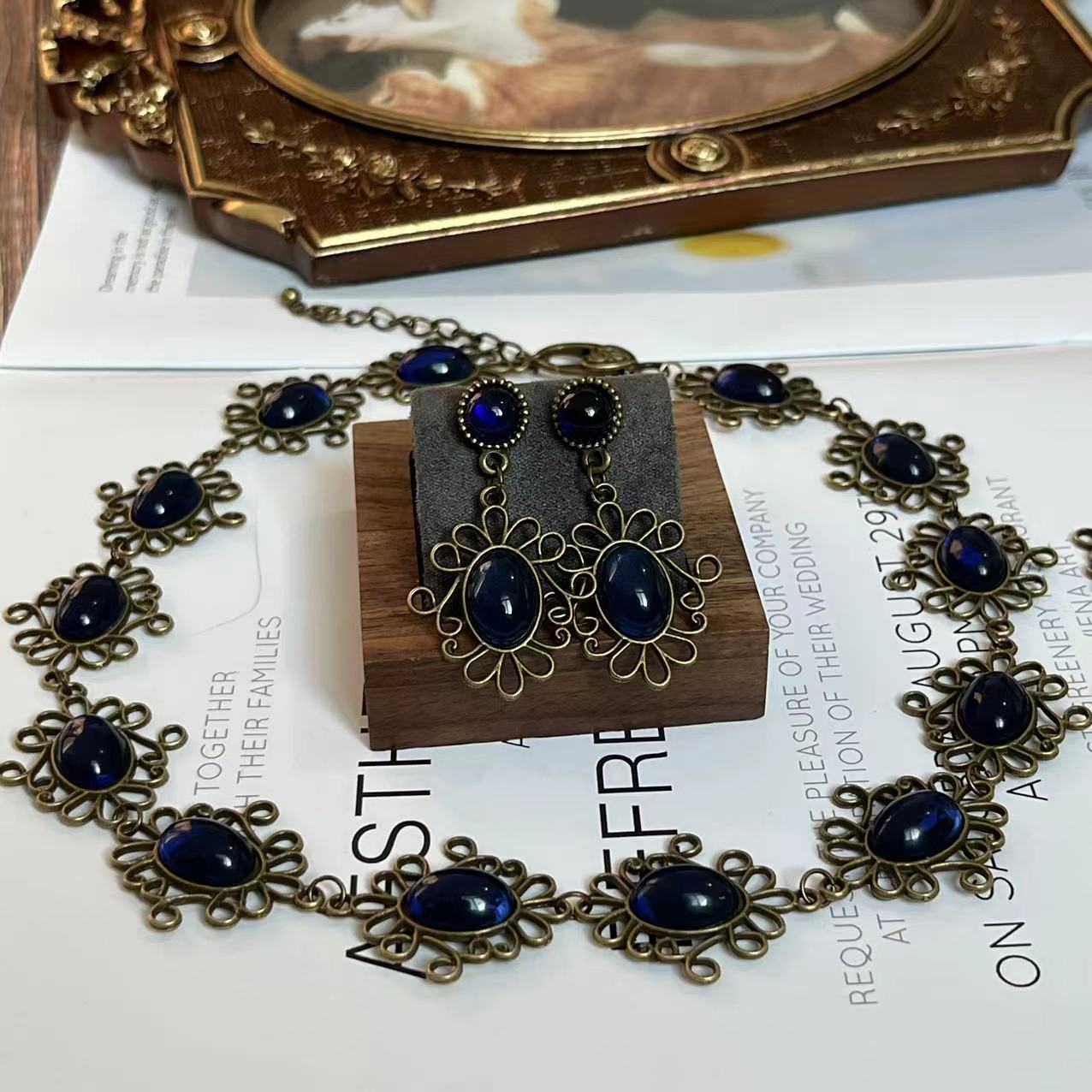 역사적인 여왕 앤 보일린 수제 유약 목걸이 귀걸이 팔찌 - Women Accessories Bracelet 리뷰 및 가격